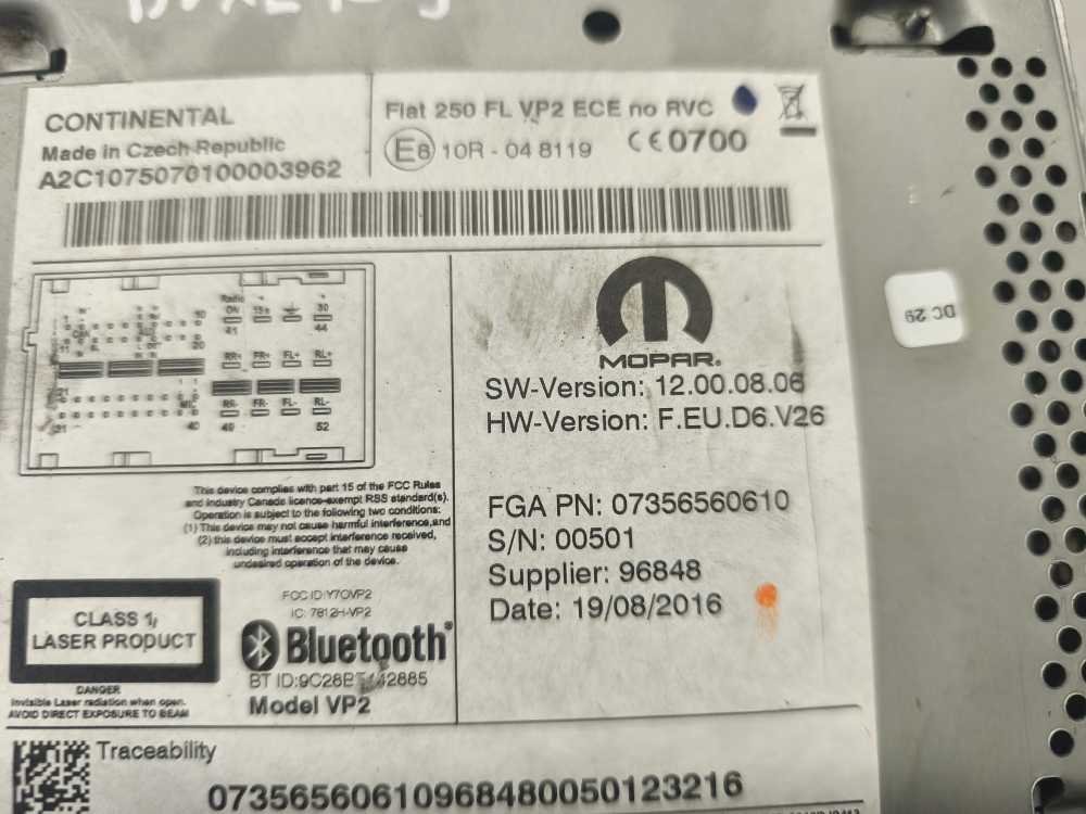 RADIO CITROEN JUMPER/ PEUGEOT BOXER/ FIAT DUCATO 2014+ - Vue 3